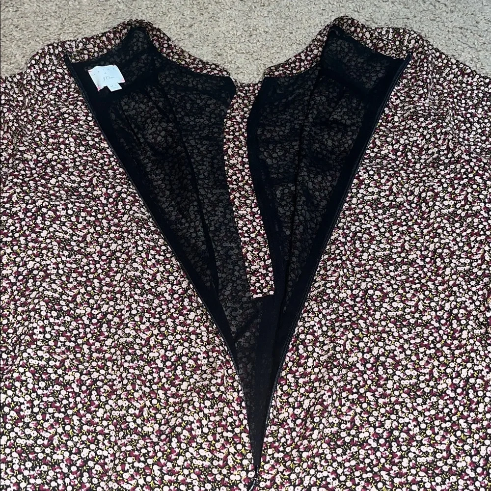 J.Crew x Hatch Maternity Floral Caftan Dress Black Bloom M/L 8/10 (Hatch 2)‎